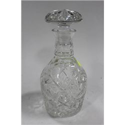 CRYSTAL LIQUOR DECANTER 24% LEAD CONTENT