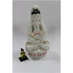PRAYING CHINESE GIRL STATUE