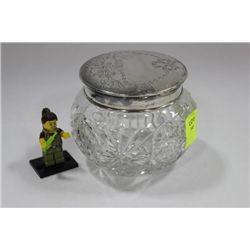 PINWHELL CRYSTAL W 27 GRAM ST SILVER LID