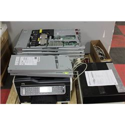 PALLET OF 12 HP PROLIANT DL360 GEN 5 SERVERS ETC