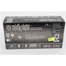 MIDNIGHT POWDER FREE EXAMINATION GLOVES ON CHOICE