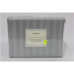 400 THREAD COUNT BLUE QU DUVET SET