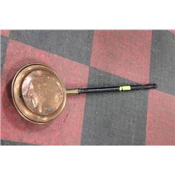 ANTIQUE COPPER BED WARMER