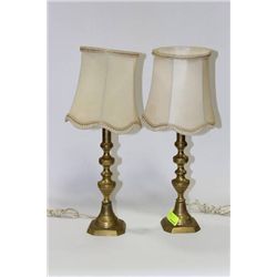 VINTAGE BRASS LAMPS