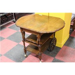 VINTAGE DBL DROP LEAF TEA CART