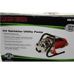 RED LION JET SPRINKLER UTILITY PUMP