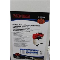 RED LION 1/2HP SHALLOW WELL JET PUMP/TANK SYSTEM