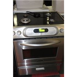 KITCHEN AIDE STAINLESS GAS RANGE (SELLING AS)