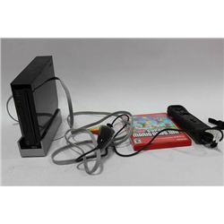 Wii W/ CONTROLLERS,  GAME, POWER CORD
