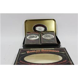 ONE NEW DOUBLE SET HARLEY DAVIDSON PLAYING CARDS