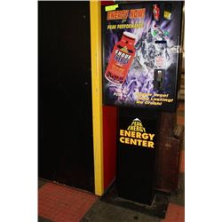 5 HOUR ENERGY DRINK VENDING MACHINE - NEEDS LOCK