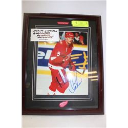 NICKLAS LIDSTROM GUARANTEED AUTHENTIC AUTOGRAPH