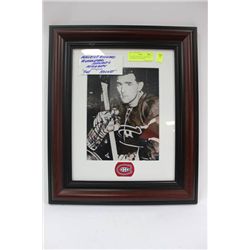 MAURICE RICHARD GUARANTEED AUTHENTIC AUTOGRAPH