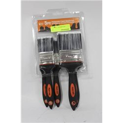 NEW 5 PC POLYESTER PAINTBRUSH SET