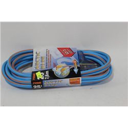 NEW ARCTIC BLUE 25' WINTER EXTENSION CORD
