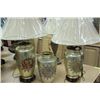 Image 1 : PAIR OF SUNFACED DESIGNER LAMPS W/ MATCHING VASE