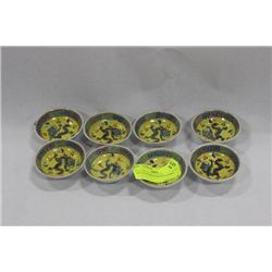 SET OF 8 CHINESE SAUCE DISHES
