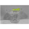 Image 1 : PINWHEEL CRYSTAL OVAL TALL CANDY DISH