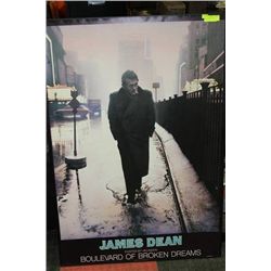JAMES DEAN BOULEVARD OF BROKEN DREAMS 32" X 47"