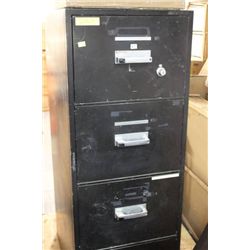 FIRE PROOF 4 DRAWER FILING CABINET