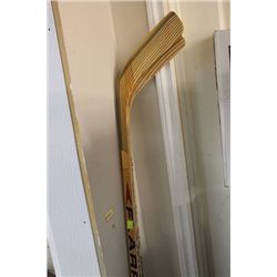 WOOD RIGHT HANDED FLARRO AND SHERWOOD HOCKEY STICK
