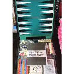 BACKGAMMON, CHESS CRIBBAGE, DOMINOES ETC.... BOARD