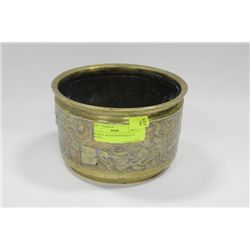 ORIENTAL DESIGN BRASS PLANTER