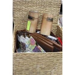 SHOWHOME WICKER BASKET W CONTENTS