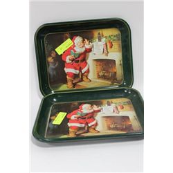 2 COCA COLA COLLECTOR TRAYS