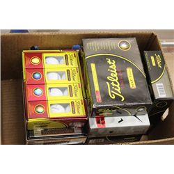 BOX OF GOLF BALLS