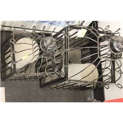 PAIR OF PATIO LANTERNS