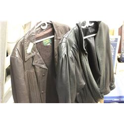 SMALL LEATHER JACKETS X2