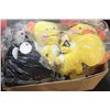 Image 1 : BOX OF PLUSH TOYS