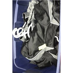 BIN OF 5 NYLON ZIP UP JACKETS SIZE XL