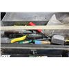 Image 1 : METAL TOOL BOX W CONTENTS