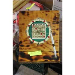 LARGE BINGO CLOCK W/ PEN DISPLAY