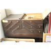 Image 1 : VINTAGE BROWN WOOD SEWING BOX