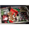 Image 1 : LARGE TOTE OF CHRISTMAS ORNAMENTS