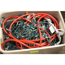 TOTE OF CHRISTMAS LIGHTING