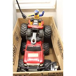 REMOTE CONTROL TRUCK W/ QUAD IN TRAILER