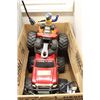 Image 1 : REMOTE CONTROL TRUCK W/ QUAD IN TRAILER