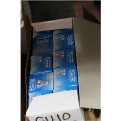 BOX OF 50  ASSORTED SIZE HALOGEN TRACK LIGHTS