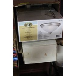 BOX W/ 3 LIGHT FIXTURES (NEW)