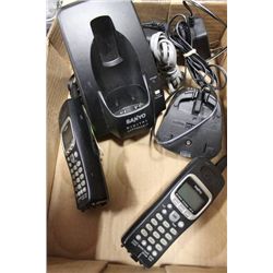 SANYO 2 PHONE CORDLESS PHONE SET