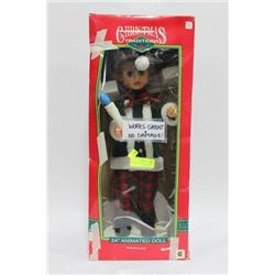 VINTAGE 2' ANIMATED CAROLER