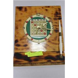 BINGO CLOCK W/ PEN DISPLAY