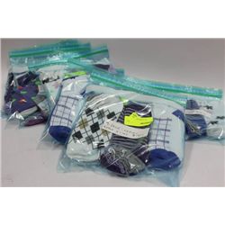 PK OF 9 LADIES ANKLE SOCKS X7