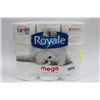 Image 1 : PK OF 9 ROYALE 9=24 ROLLS TOILET PAPER X3