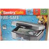Image 1 : SENTRY BLACK SAFE W/ KEYS (NEW IN BOX)