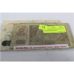 GERMAN NAZI SS CONCENTRATION CAMP "GROSS ROSSEN"